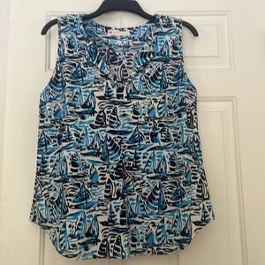 Jude connally sleeveless top size L